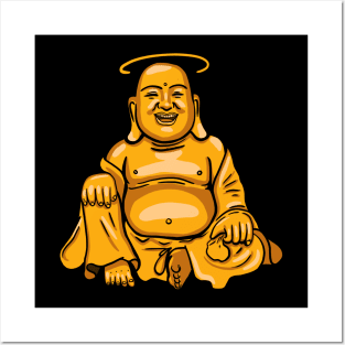 Golden Buddha Posters and Art